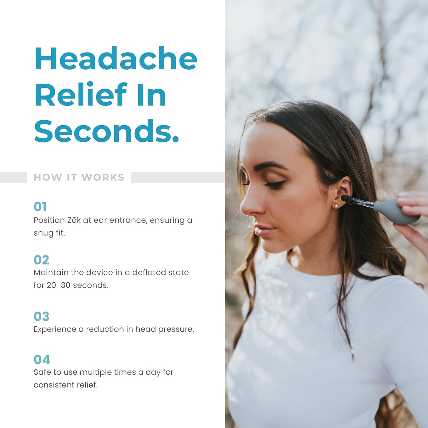 ZenEar Headache Migraine Pressure Tool